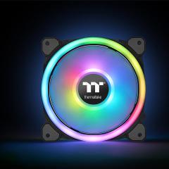Thermaltake Riing Trio 14 LED RGB Radiator Fan TT Premium Edition 3x140mm RGB Led'li, Fan kontrollü, Kasa&Radyatör Fanı