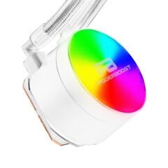 PowerBoost NOBLE 240 Rainbow Fanlı 240mm Intel 1700/AMD AM5 Serisi Uyumlu Beyaz Sıvı Soğutma Sistemi