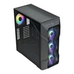 CoolerMaster MasterBox TD500 V2 Siyah TG 700W 80+ ARGB 4x120mm Fanlı, Kristal Mesh Ön panelli MidTower Kasa