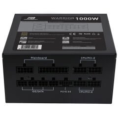 PowerBoost BST-ATX1000GF1 WARRIOR 1000W 80+ GOLD PCIe Gen 5.0 Full Modüler 12cm Fanlı ATX PSU