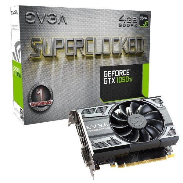 EVGA GTX 1050Ti 4GB GDDR5 128 bit SuperClocked ACX 2.0Nvidia