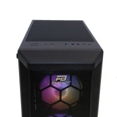PowerBoost PB-T001BB 750w 80+ Bronze Full Siyah Mesh Panel RGB fan kasa