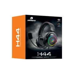 GameBooster H44 RGB USB 7.1 Siyah Profesyonel Oyuncu Kulaklığı