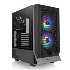 THERMALTAKE CERES 300 Siyah TG 3x140mm ARGB Fanlı, Mesh Panelli MidTower Oyuncu