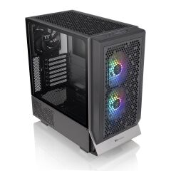 THERMALTAKE CERES 300 Siyah TG 3x140mm ARGB Fanlı, Mesh Panelli MidTower Oyuncu