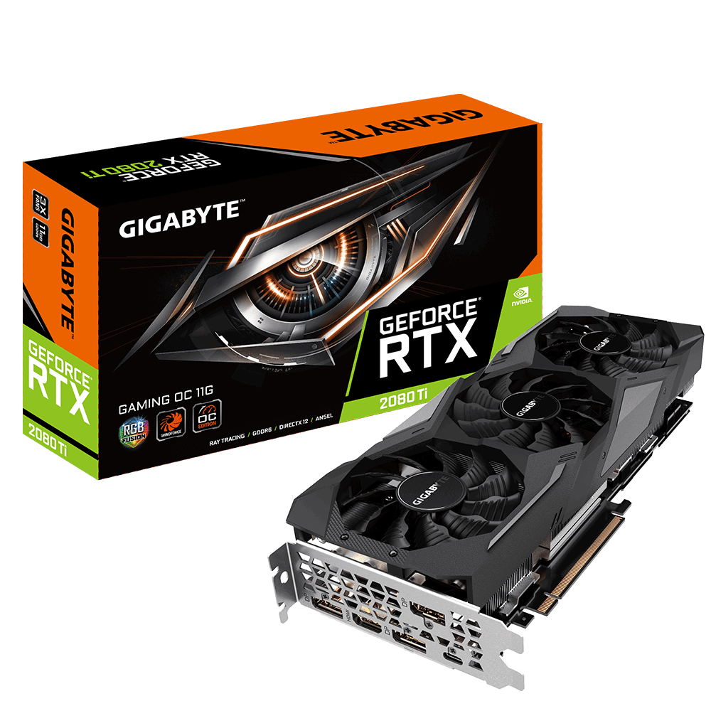 GIGABYTE RTX 2080Ti GAMING OC 11GB GDDR6 352 Bit RGB LED Nvidia Ekran Kartı