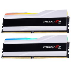 G.Skill  GSKILL Trident Z5 RGB Beyaz DDR5-6000Mhz CL36 32GB (2x16GB) DUAL (36-36-36-96) 1.35V Bellek Kiti