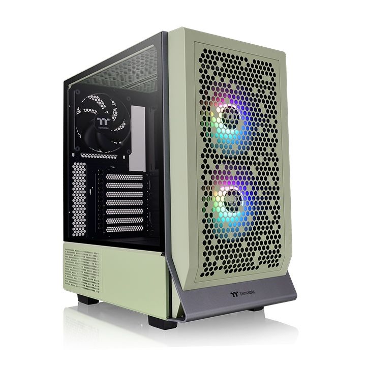 THERMALTAKE CERES 300 Yeşil TG 3x140mm ARGB Fanlı Mesh Panelli MidTower Oyuncu