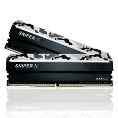 GSKILL SniperX Gri Kamuflaj DDR4-3200Mhz CL16 32GB (2X16GB) DUAL (16-18-18-38)