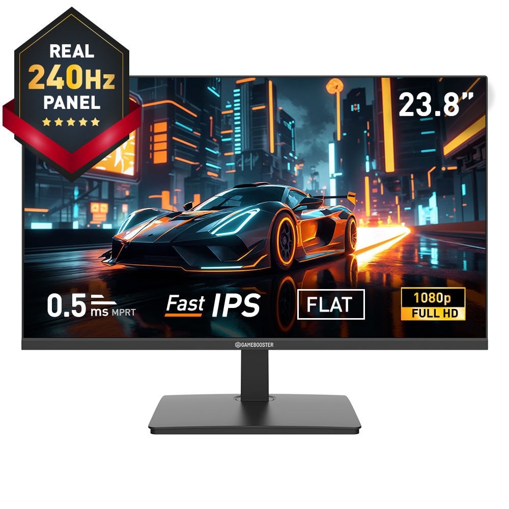 GameBooster GB-24F240FF 23.8'' 240Hz Fast IPS 0.5ms FHD F-Sync/G-Sync 1*HDMI-1*DP Flat Gaming Monitör