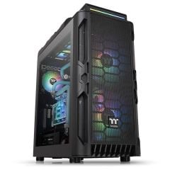 Thermaltake Level 20 RS 2 x Tempered Glass Pencereli, 2x200mm ARGB Ledli Siyah