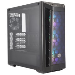 CoolerMaster MasterBox MB511 650W 80+Bronze, Tempered Glass, 3x120mm ARGB Led, Mesh Ön Panelli MidTower