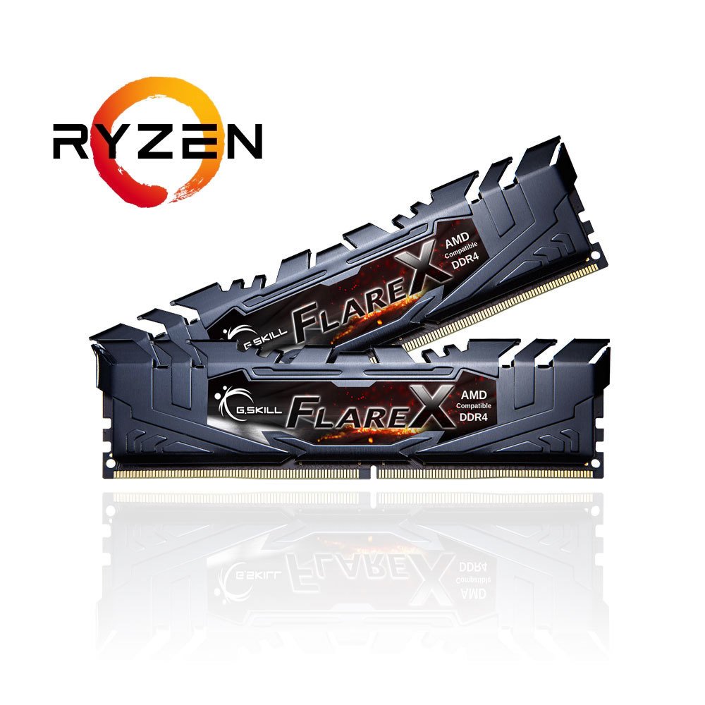 GSKILL Flare X DDR4-3200Mhz CL16 32GB (2x16GB) AMD Ryzen Uyumlu (16-18-18-38) 1.35V