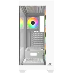 PowerBoost A7510W 750W 80+ BRONZE 4*12cm ARGB Fanlı USB 3.0 Seaview Beyaz Gaming Siyah Kasa