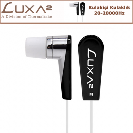 LUXA2 F2 Kulak İçi Kulaklık - Siyah