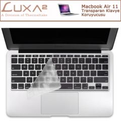 LUXA2 K2 11'' Mac Book Air Transparan Klavye Koruyucusu