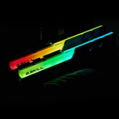 GSKILL TRIDENT Z RGB LED DDR4-4000Mhz CL18 32GB (2X16GB) DUAL (18-22-22-42) 1.4V Bellek Kiti