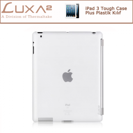 LUXA2 iPad 3 Tough Case Plus Plastik Kılıf - Beyaz