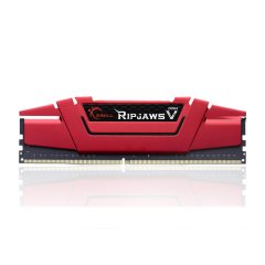 GSKILL RipjawsV Kırmızı DDR4-3000Mhz CL16 8GB (1x8GB) SINGLE (16-18-18-38) 1.35V Bellek