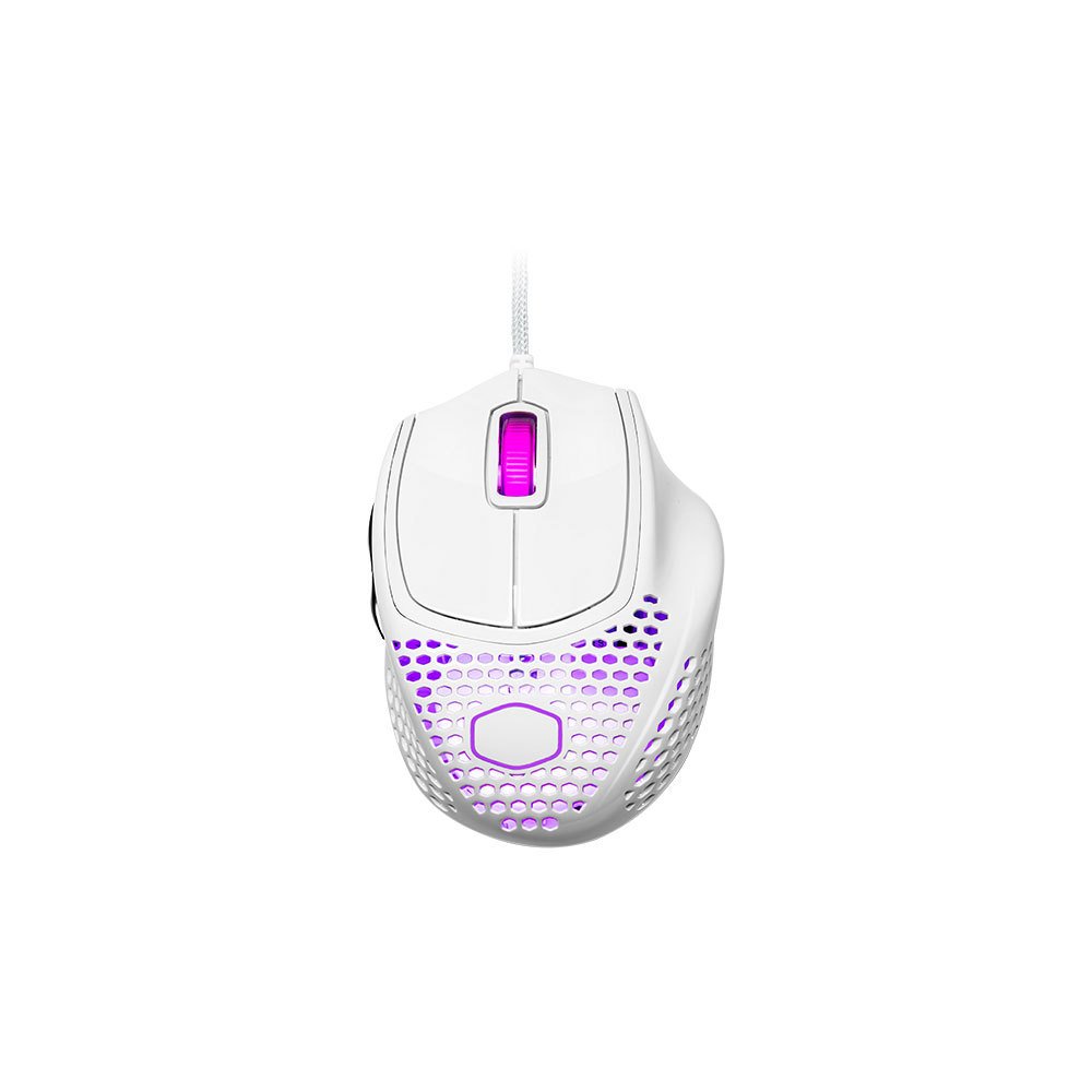 CM MasterMouse MM720 RGB Ultra Hafif 49gr Parlak Beyaz Optik Profesyonel Oyuncu Faresi