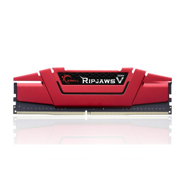 GSKILL RipjawsV Kırmızı DDR4-3200Mhz CL16 4GB (1x4GB) (16-18-18-38) 1.35V
