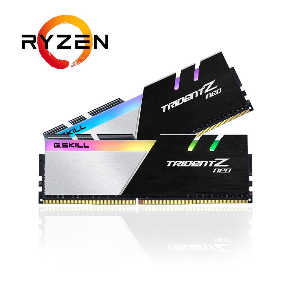 GSKILL Trident Z Neo RGB DDR4-4000Mhz CL18 64GB (2X32GB) DUAL (18-22-22-42) 1.4V (AMD Ryzen Serisi)