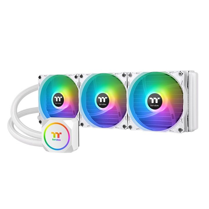 Thermaltake TH360 Snow Edition ARGB Led Fanlı 360mm İntel/AM4 Serisi Uyumlu Sıvı Soğutma Sistemi