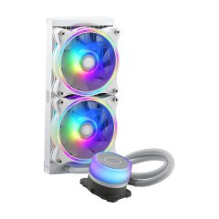 Cooler Master MasterLiquid ML240 Beyaz Illusion ARGB 2xMF120 Halo Fanlı İşlemci Sıvı Soğutma Kiti