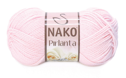 NAKO PIRLANTA PATİK İPİ - 4531 BEBE PEMBESİ