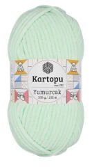 KARTOPU YUMURCAK KADİFE İP AÇIK SU YEŞİLİ 560