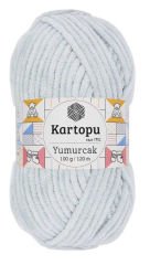 KARTOPU YUMURCAK KADİFE İP 919 GRİ