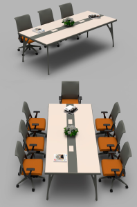 MS-03 200x90cm Ofis Toplantı Masası CLN1062