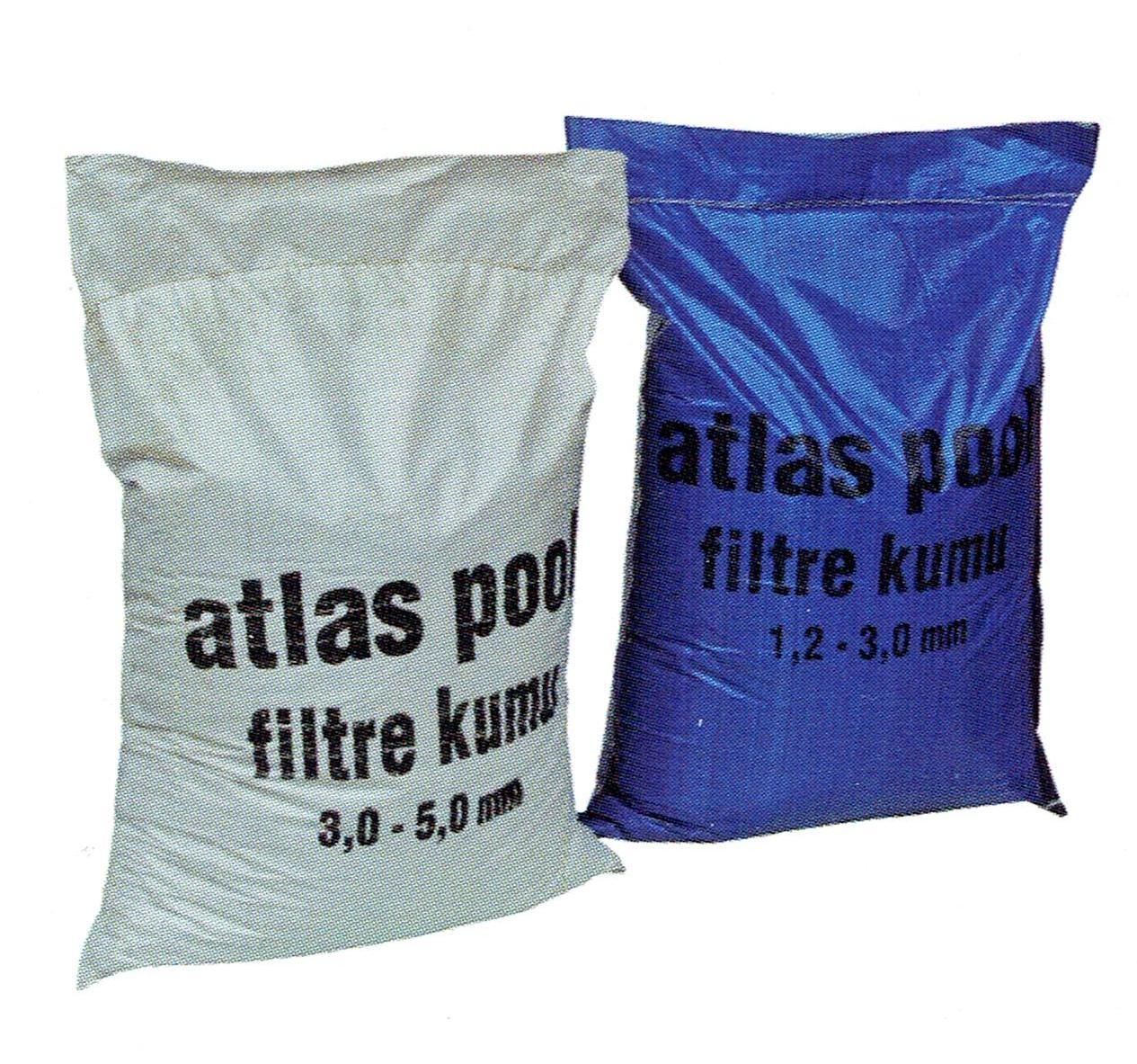 Atlaspool 0,5-1,0 Kuvars Filtre Kumu 25 KG (İNCE) - Filtrasyon Ekipmanı