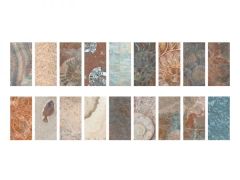 Serapool Fossil Mix Serisi 33x66cm - İç ve Dış Mekan Porselen Seramik Karo