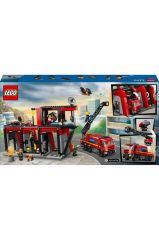 LEGO ® City İtfaiye Kamyonlu İtfaiye Merkezi 60414 -  Yaratıcı Oyuncak Yapım Seti (843 Parça)