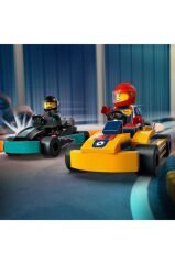 LEGO ® City Go-Kartlar ve Yarış Sürücüleri 60400 - Yaratıcı Oyuncak Yapım Seti (99 Parça)