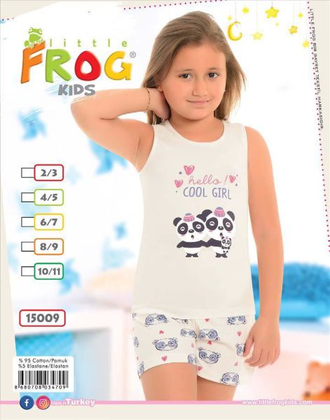 FROG 15009 KIZ ÇOCUK KALIN ASKI ŞORTLU TK 3-11 YAŞ