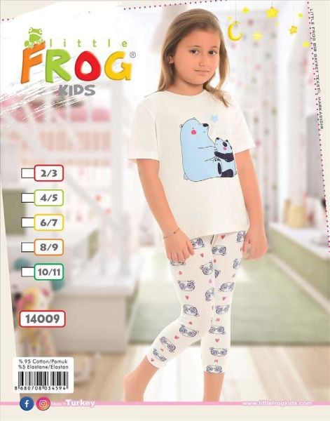 FROG 14009 KIZ ÇOCUK KISA KOL TAYTLI TK 3-11 YAŞ