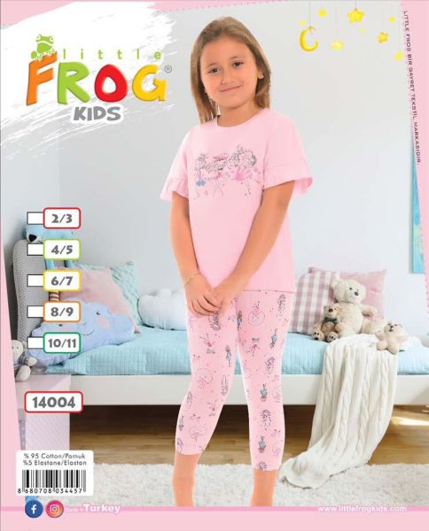 FROG 14004 KIZ ÇOCUK KISA KOL TAYTLI TK 3-11 YAŞ