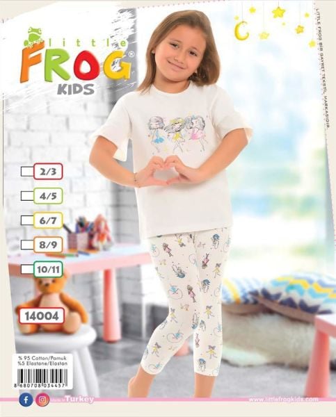 FROG 14004 KIZ ÇOCUK KISA KOL TAYTLI TK 3-11 YAŞ