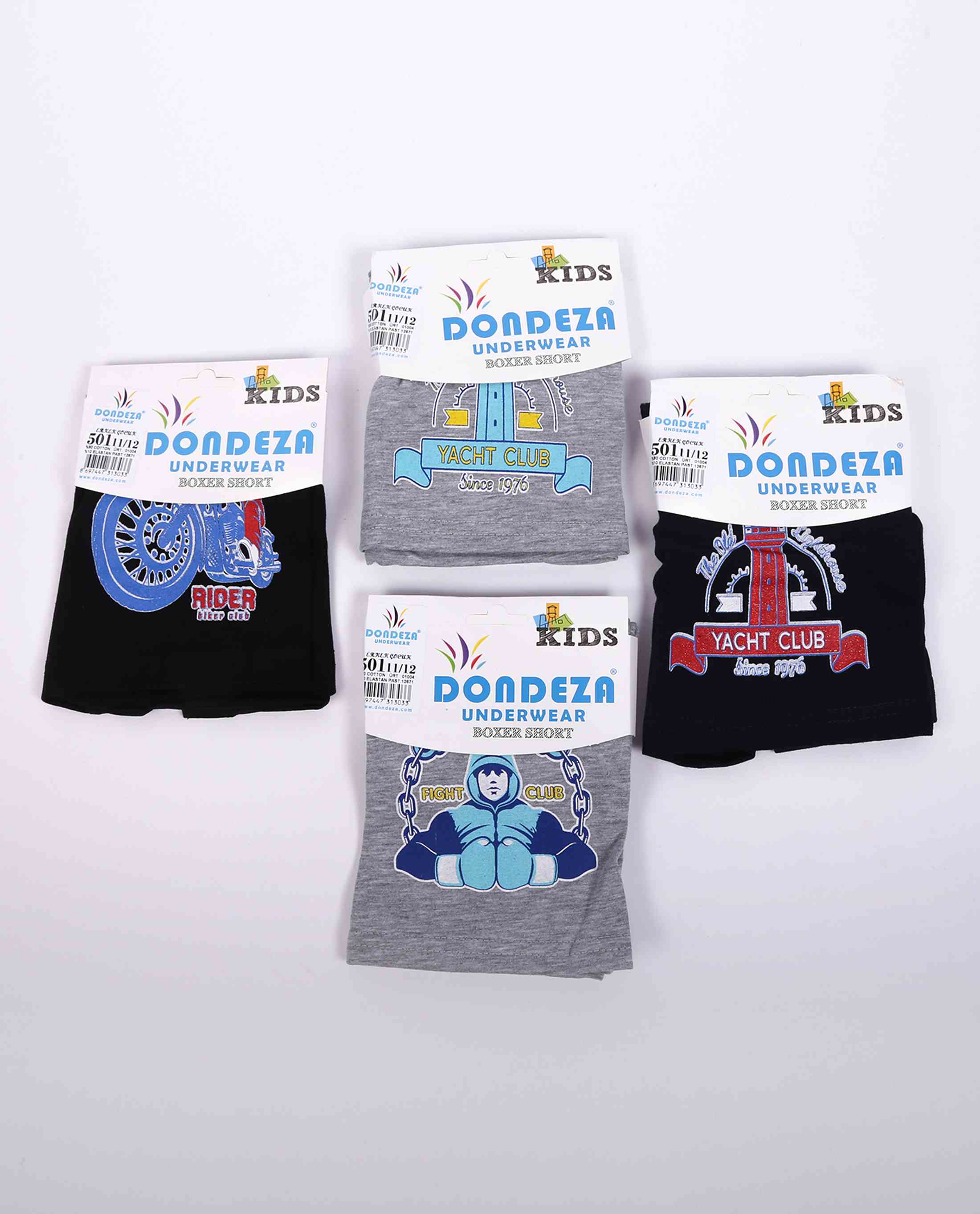 DONDEZA 501 ERKEK DESENLİ ÇOCUK BOXER