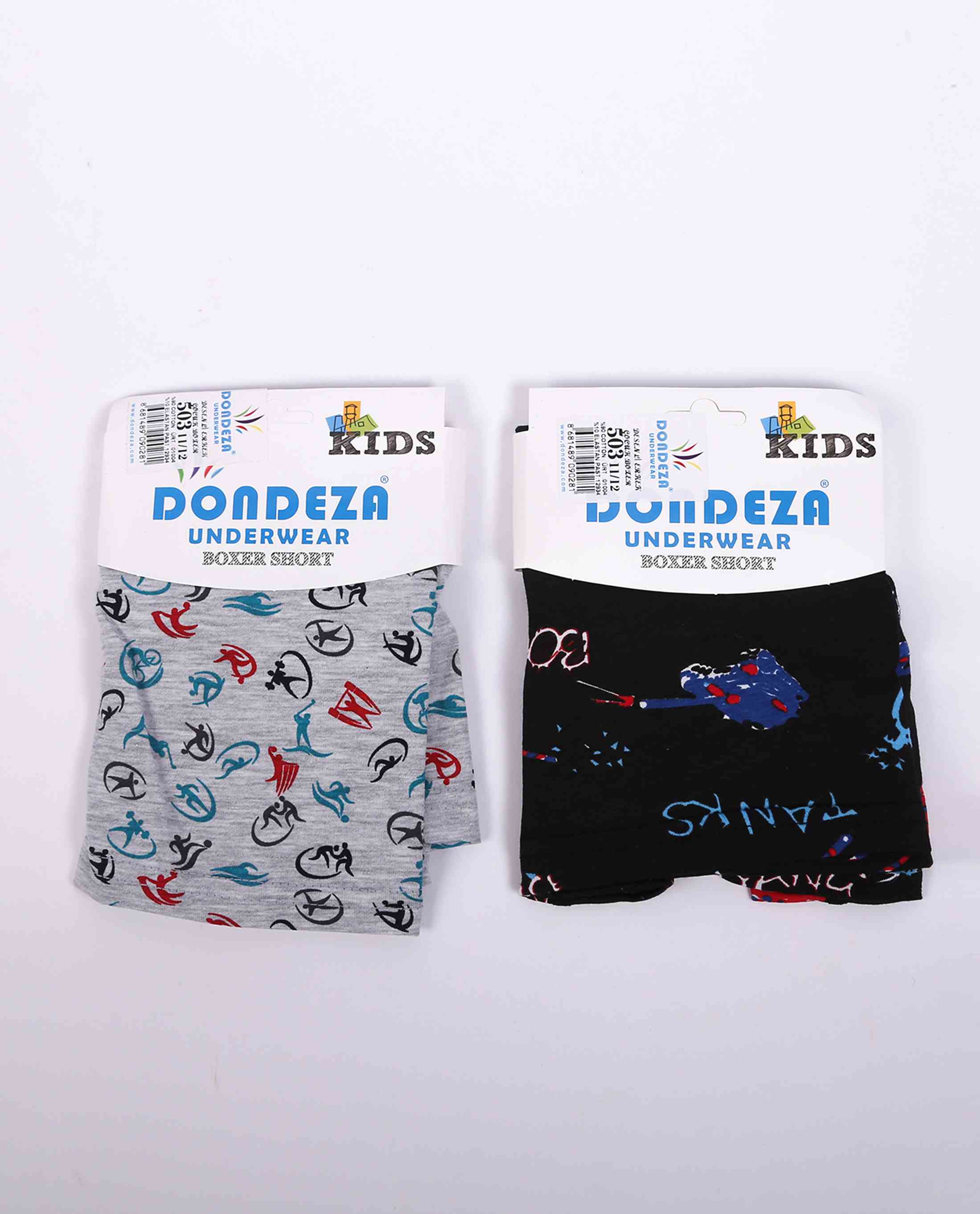 DONDEZA 503 ERKEK DESENLİ ÇOCUK BOXER