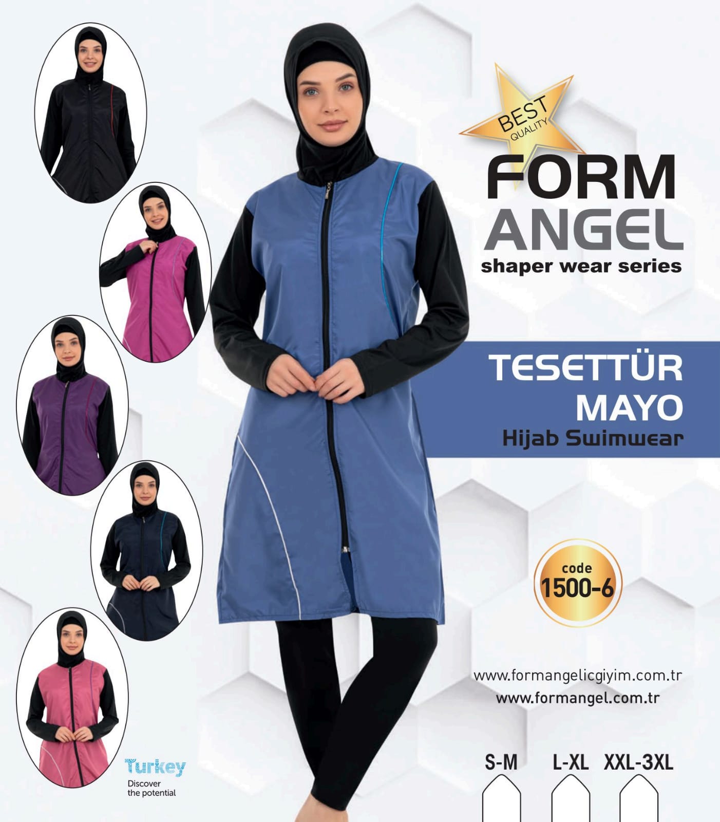 FORM ANGEL 1500-6 FERMUARLI TAYTLI TESETTÜR MAYO