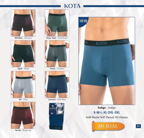 KOTA 1010 ERKEK MODAL BOXER