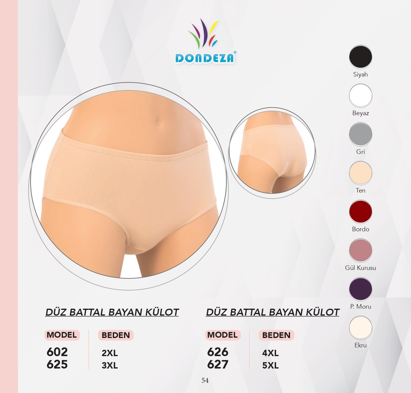 DONDEZA 625 BAYAN DÜZ BATO 3XL