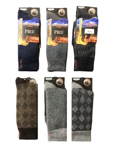 PRO 13907 MIX LAMBSWOOL THERMO ERKEK ÇORABI