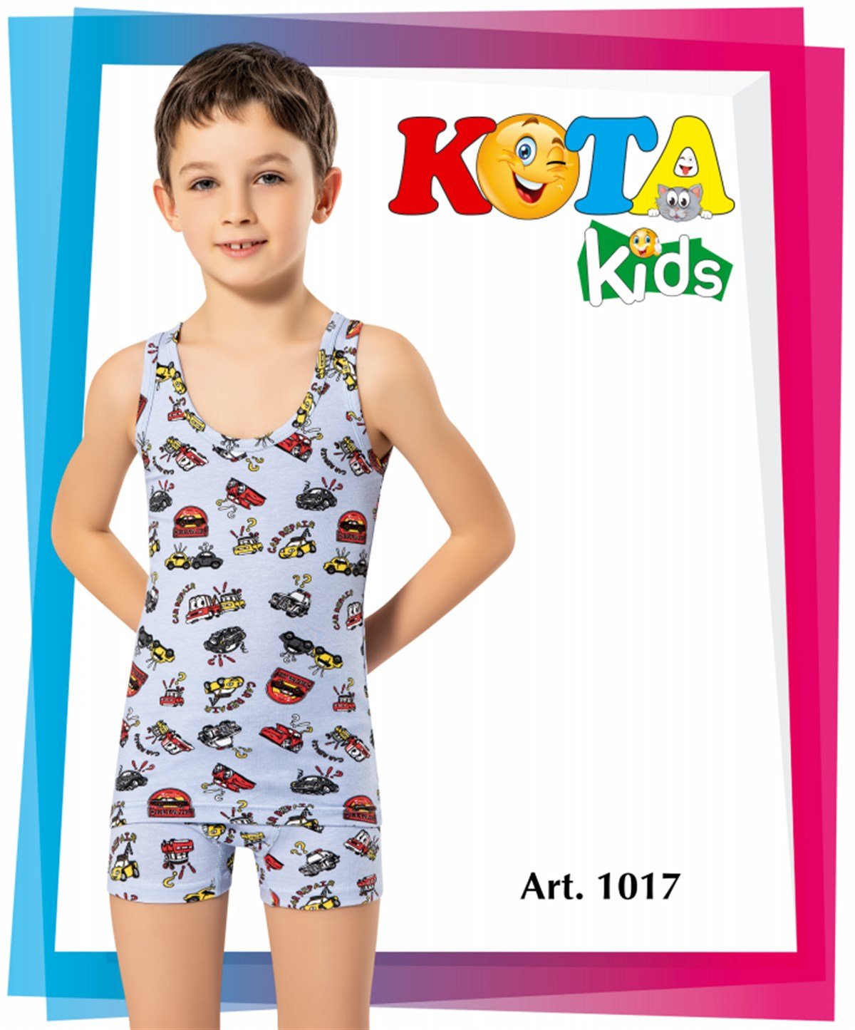 KOTA 1017 ERKEK ÇOCUK BASKILI ATLET BOXER TAKIM