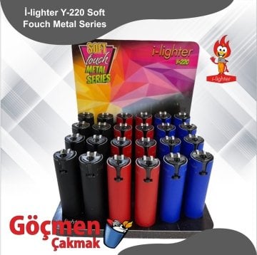 i-lighter Y-220 Taşlı Metal Çakmak