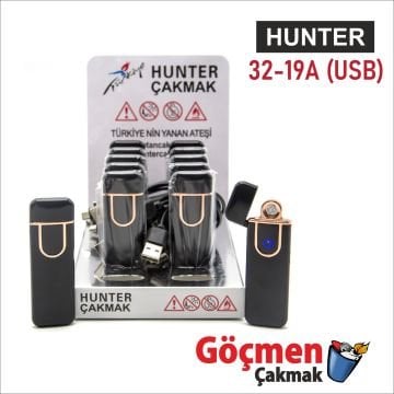 Hunter Şarjlı Usb Çakmak (32-19)