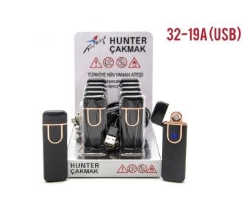 Hunter Şarjlı Usb Çakmak (32-19)